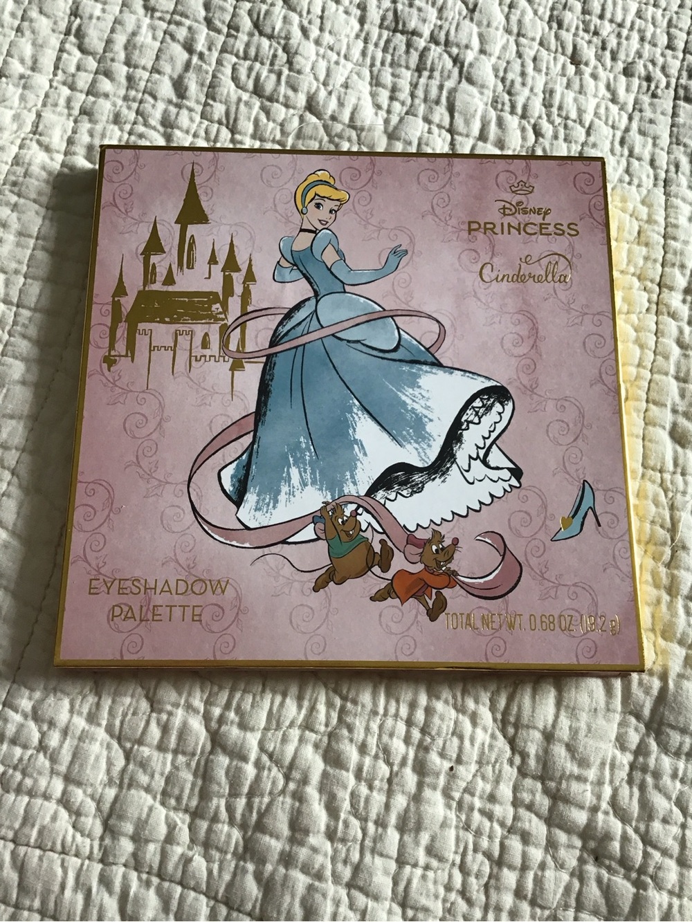 New Disney Princess Cinderella Pink & Red Fall Hues Eyeshadow Palette